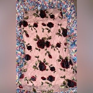 Hearted love floral mini dress